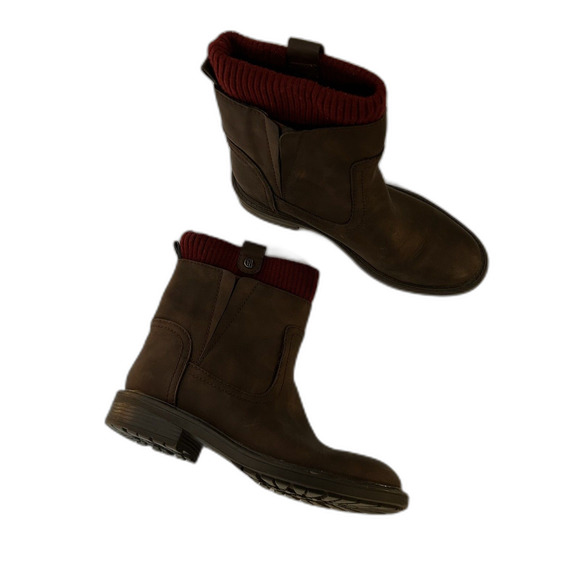 Tommy Hilfiger Womens Rugby 2 Ankle Booties Size 8.5M Brown Faux Leather - Picture 13 of 13